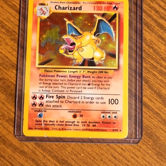 charizard pokemon card unlimited Base Set Holo 4/102 PSA 9 style setup or your main portfolio charizard pokemon card unlimited My